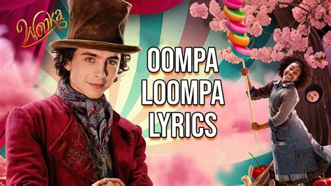 oompa-loompa novo|Oompa Loompa Songs Lyrics by Willy Wonka